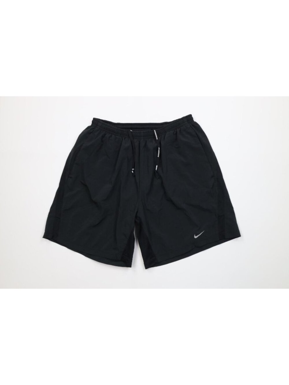 Vtg Y2K Nike Mens M Travis Scott Mini Swoosh Reflective Lined Running Shorts